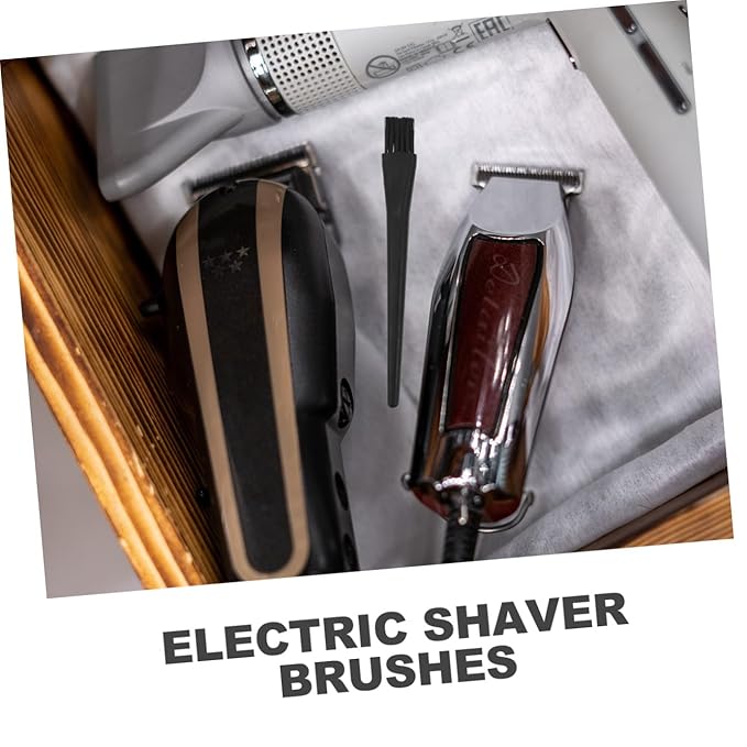 FRCOLOR 8pcs Shaver Brush Razor Brush Cleaner for Cleaning Electric Clippers Razor Cleaning Tools