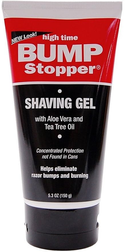 High Time Bump Stopper Shave Gel W/Aloe & Tea Tree Oil 5.3 oz (Pack of 5)