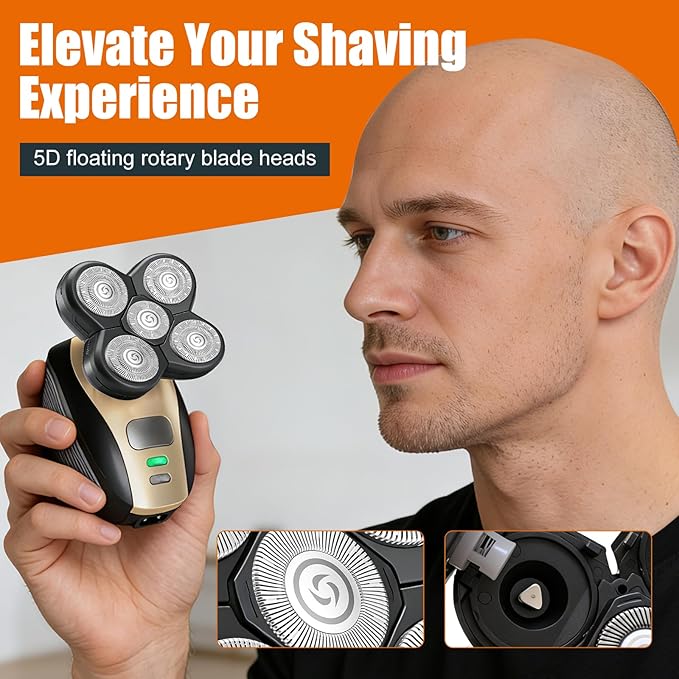 Shaver Replacement Blades Refills Compatible with Freebird Head Shaver for Bald Men (Black04)