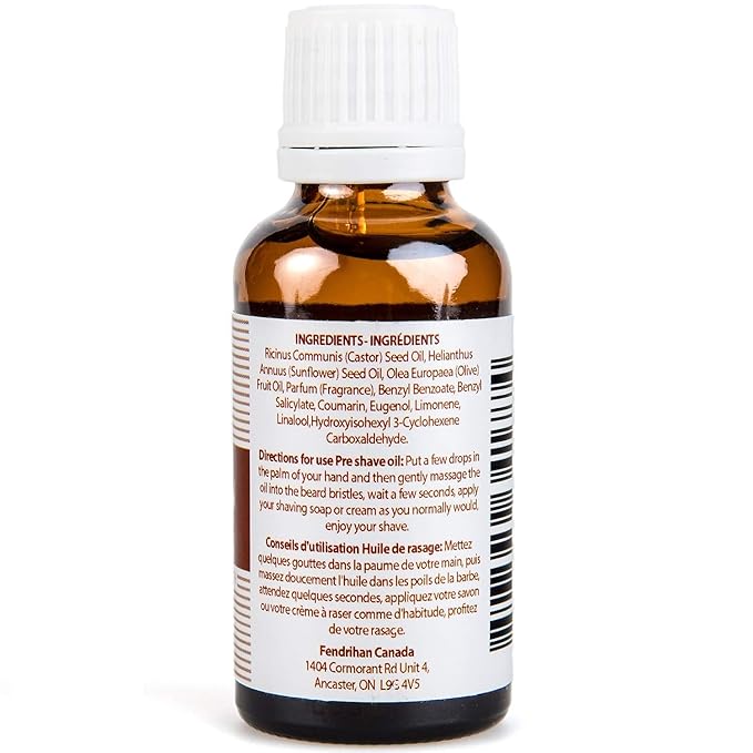 Fendrihan Sandalwood Pre-Shave Oil 1 Ounce (Made in England)