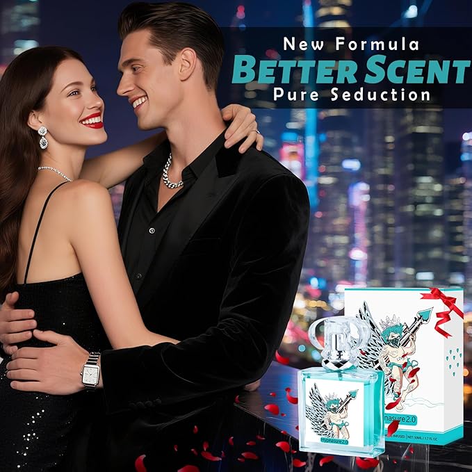 Original Hypnasure 2.0 Pheromone for Men - Upgraded Long Lasting Infused EDP Cologne Fragrance Spray - Real Pheromone Perfume Enhance Attraction Gift 50ml