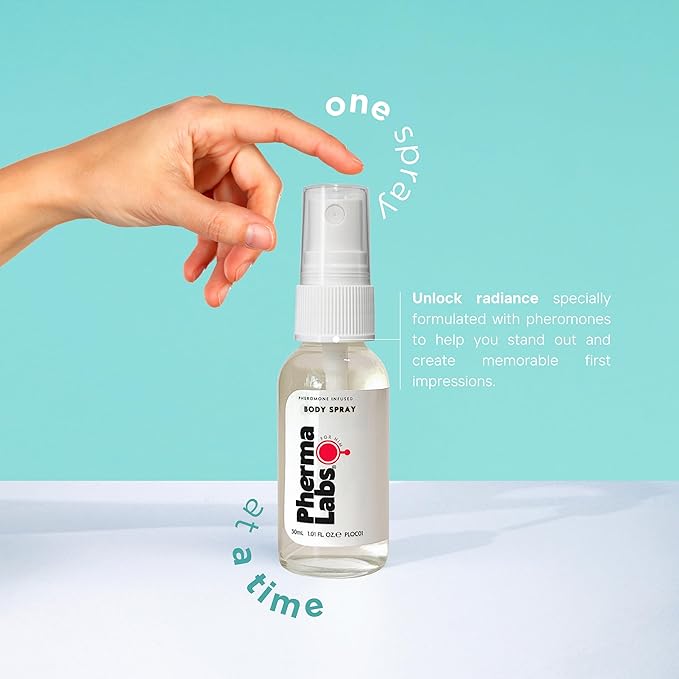 Pheromone Infused Body Spray for Gay Men - Long Lasting Scent for Irresistible Allure 1 oz bottle (Original Scent)