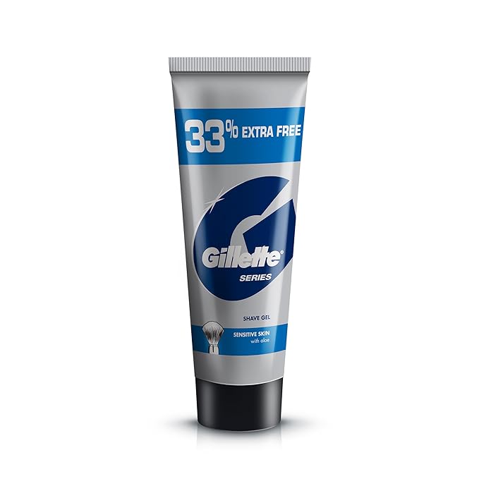 Gillette Sensitive Pre-Shave Gel Tube, 25g