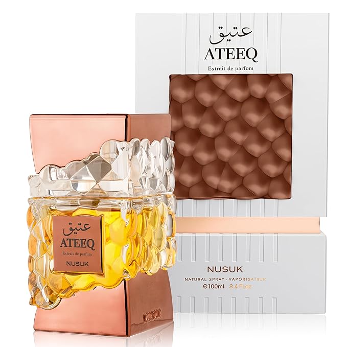 Ateeq Luxury Cologne for Men - Lavender & Oud Aromatic Elixir-100ml Eau de Parfum - Long Lasting - Versatile Signature - Elite Gift (Ateeq)