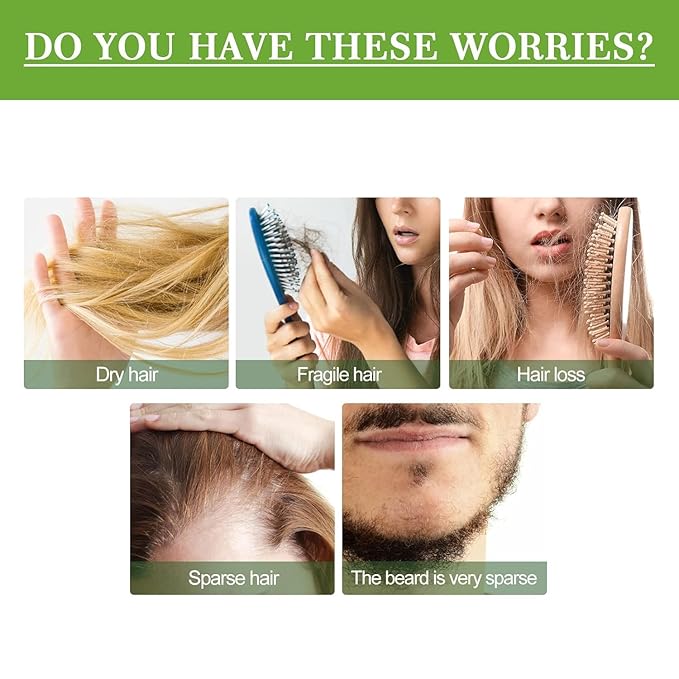 3pcs Rosemary Oil Hair Care Treatment, Natural Rosemary Mint Scalp & Hair Strengthening Oil for Dry, Itchy Scalp, Thickening & Hydration Products for Damaged Hairs & Split Ends (1 Pcs)