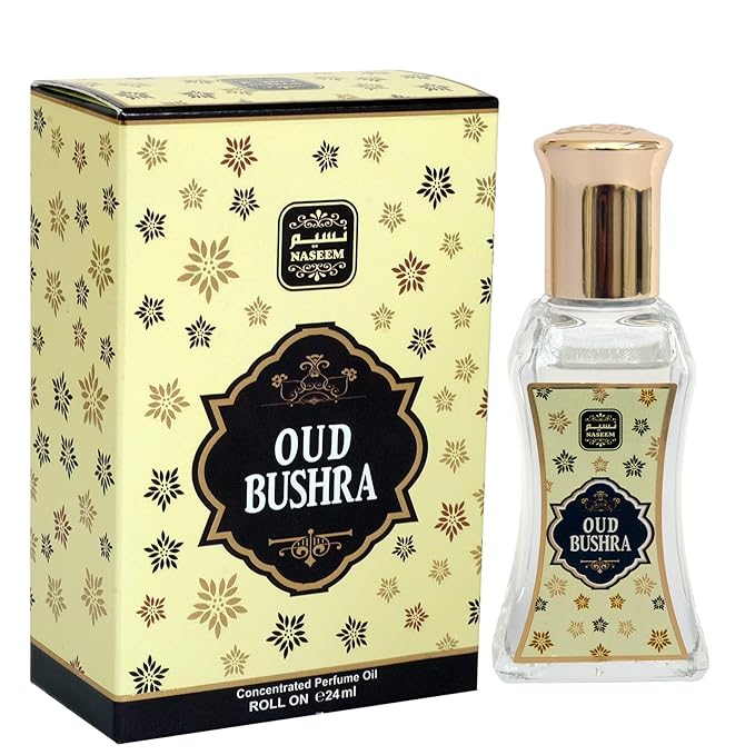Naseem Oud Bushra Roll On Perfume Subtle Tone Eau De Parfum For Men & Women 24 ml