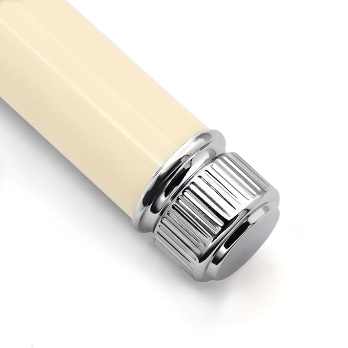 Edwin Jagger DE87BLAMZ Classic Double Edge Manual Eco-Friendly and Reusable Safety Razor for Men and Women for Shaving Cream or Soap Fits All DE Razor Blades (Imitation Ivory)