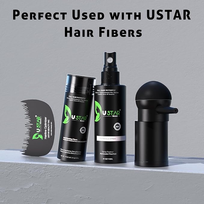 USTAR Hair Building Fiber Hold Spray 4oz