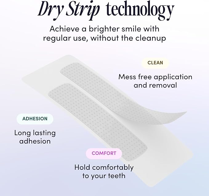 Teeth Whitening Strips for Sensitive Teeth – Natural, Peroxide-Free & Enamel-Safe | Clinically Tested Papaya & Pineapple Enzymes + Aloe & Coconut Oil | 7 Treatments for a Brighter, Whiter Smile
