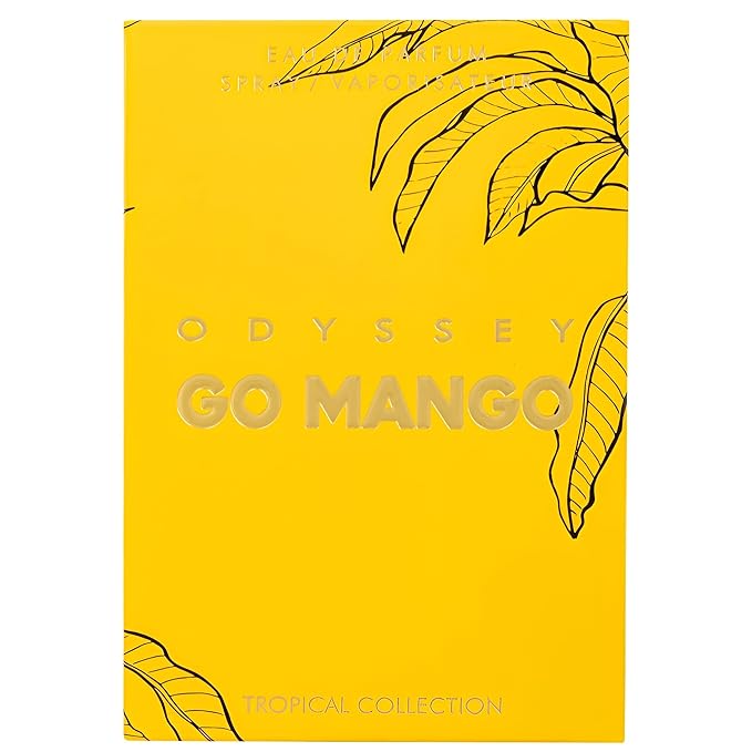 Armaf Odyssey Go Mango Tropical Collection – Fruity, Woody, Amber, Vanilla – Eau de Parfum Spray Long-Lasting Fragrance for Unisex, 3.4 Ounce / 100 ml