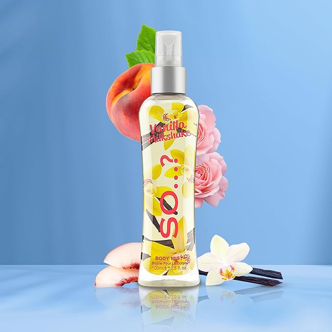 Vanilla Milkshake Body Mist by So…? for Women - 3.5 oz Body Mist - Pack of 2