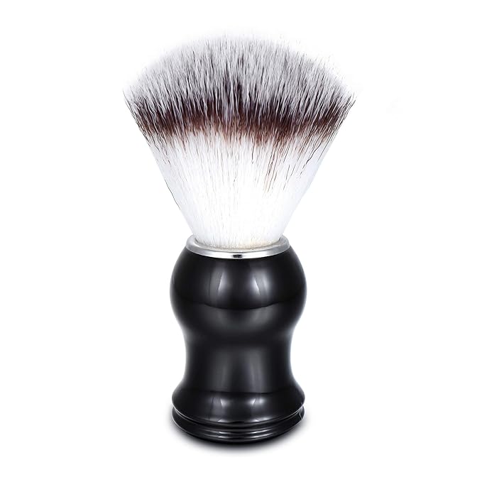 Aethland Men's Shaving Brush and Bowl Set, 3 in 1 Synthetic Shaving Brush with Alloy Shaving Stand & Shaving Soap Bowl Shave Brush Kit for Men Husband Father Birthday Boyfriend Valentines Day Gifts
