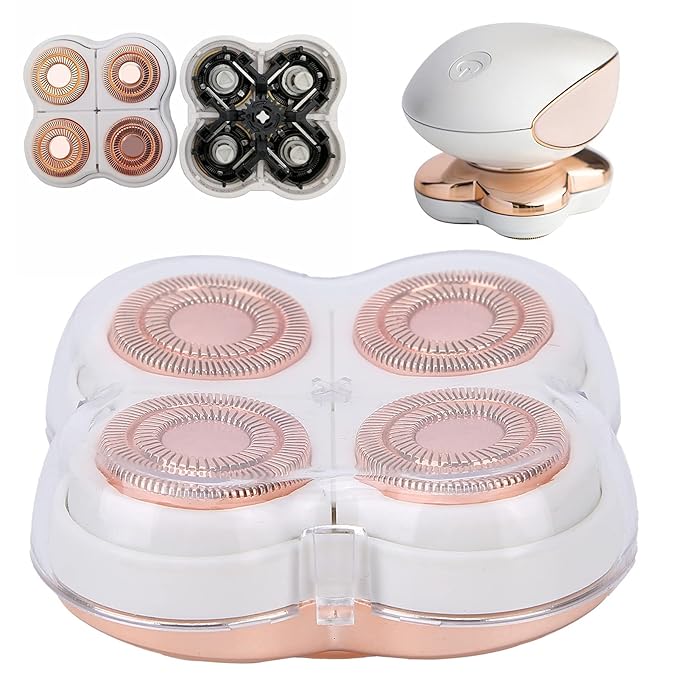Women Hair Remover Replacement Heads Lady Electric Shavers Replacement Heads for 4 Head Hair Remover, Hair Removal Blades Head