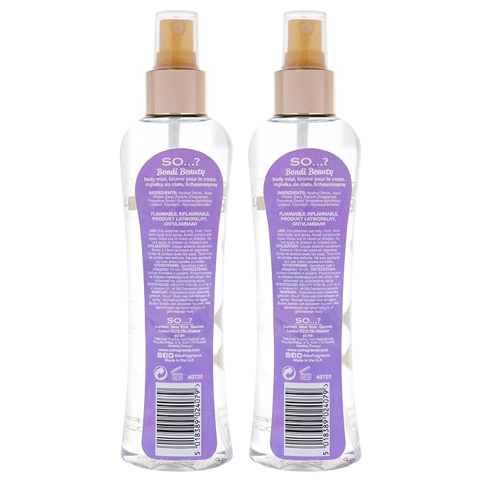 Bondi Beauty Body Mist by So…? for Women - 6.9 oz Body Mist - Pack of 2