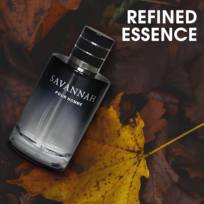 Men's Cologne Gift Set Include Valentine Milano,Valentine,Choco Musk & Savannah - 3.4 Fl Oz Each | Vanilla Bourbon, Leather & Amber Floral Fragrance | Luxury Eau de Toilette Quartet