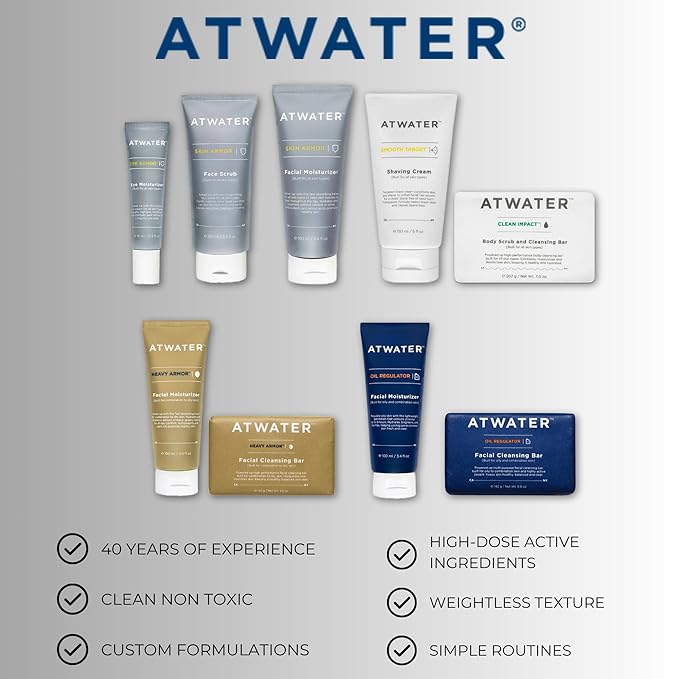 ATWATER Smooth Target Shaving Cream, Men's Pre-Shave and Shave Cream in One, Translucent Formula with Rosa Gallica Extract, Nick-Free Protection for Sensitive Skin - 5 oz