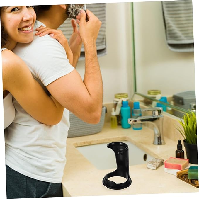 Holder Stand for Men Shaving Brush Organizer Compact Design for Travel Keeps Tools Dry and Clean for Bathroom Use