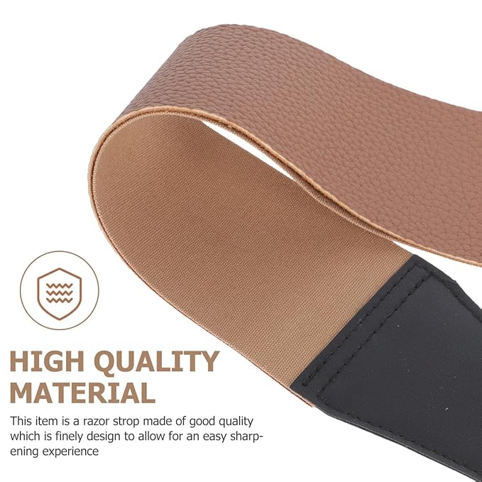 Angoily 4pcs Dual-sided Strop Sharpening Strap Shaving Tool for Manual Maintenance and Convenient Wall Hanging