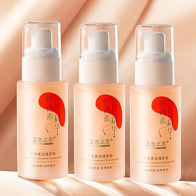 BLUE LOVE Astaxanthin Seaweed Face Serums for Men & Woman, Anti-Aging Hydration Facial Moisturizer Skincare for All Skin Types (Pack of 1, Unscented)