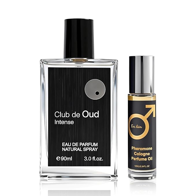 Club De Oud Intense Men's Cologne 3.0 Fl. Oz, Bold Intense Oud & Woody Notes, Modern Masculine Eau De Parfum