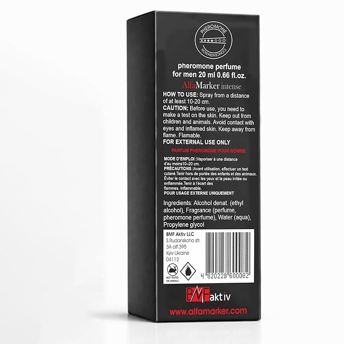 Cologne for Men with Pheromones - Perfume for Men 0.66 Fl Oz - Spray Long Lasting Formula - Premium Scent - Travel Size