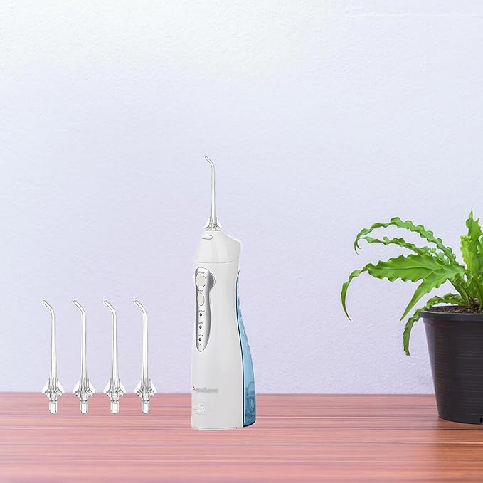 Replacement Tips Compatible with AquaSonic Aqua Water Flosser, Jet Nozzel Head 4-Pack