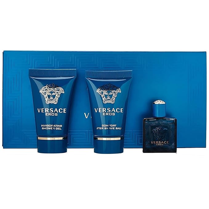 Versace Eros Perfume for Men 3 Piece Mini Gift Set