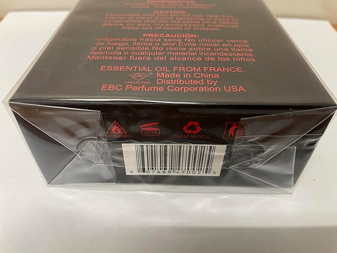 EBC-Collection, Red Extreme Perfume for Men, 3.4oz/100ml