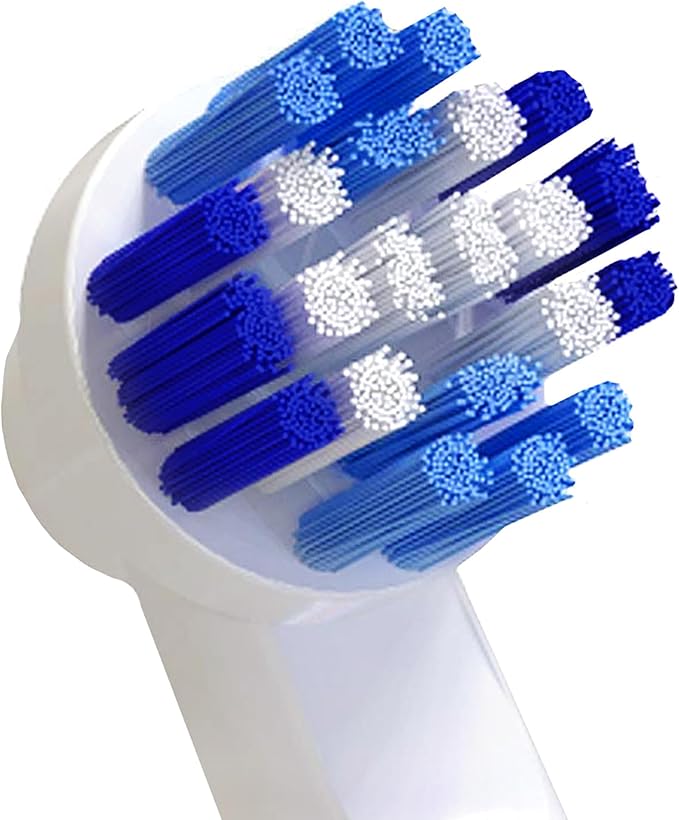 Replacement Brush Heads Compatible with OralB Braun- Pack of 4 Professional Electric Toothbrush Heads- Precision Refills for Oral-b 7000, Clean, Oral B Pro 1000, 9600, 500, 3000, 8000, Vitality Plus!
