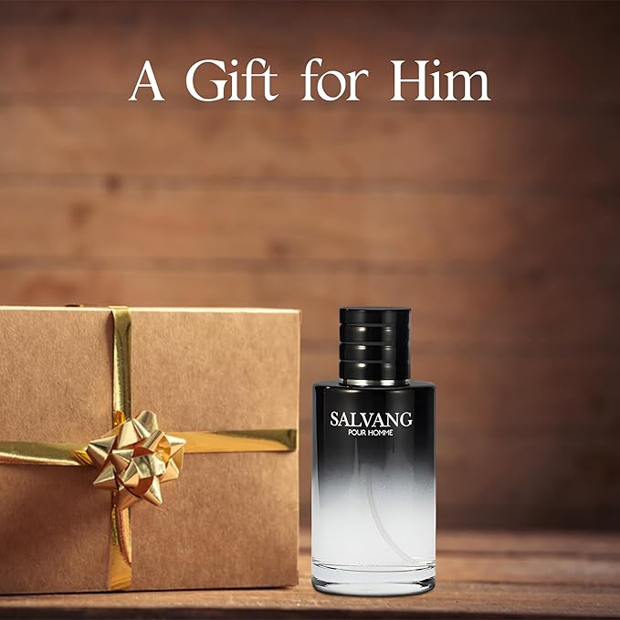 Men’s Cologne Salvang Original Natural Spray Eau De Toilette,Long-Lasting Scent Perfume for Men Elegant Bottle - Great Holiday Gift, 3.4 Fl Oz/100 Ml