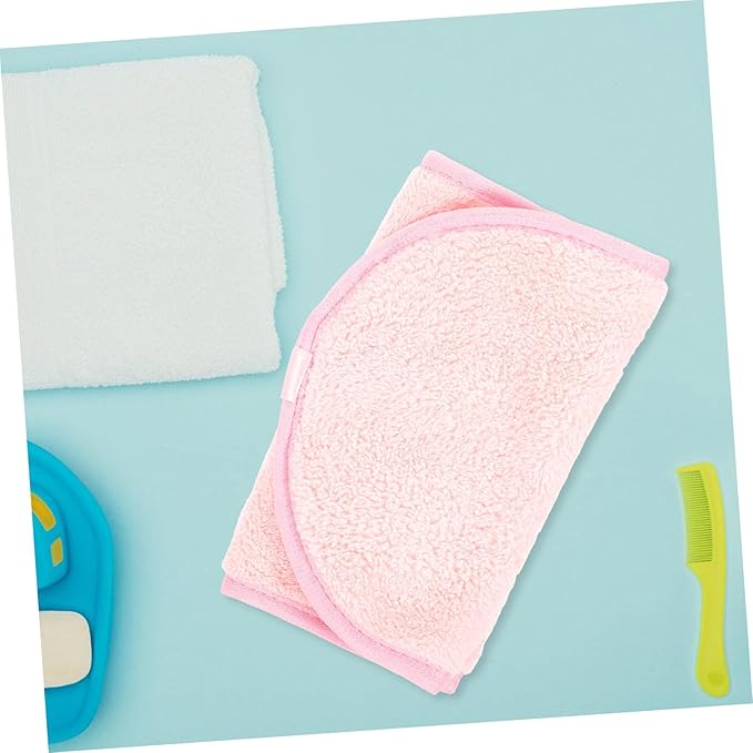GALPADA 25pcs Portable Face Towels Soft Makeup Remover Cloths for Camping and Travel Highly Absorbent Coral Fleece Facial Washcloths for Lightweight