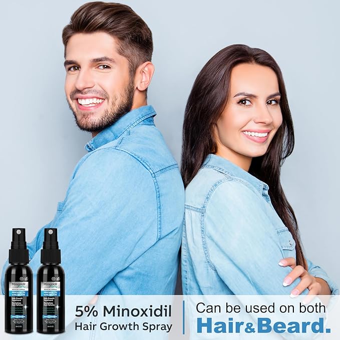 5% Minoxidil Spray for Men and Women, Minoxidil for Women Hair Growth, Minoxidil for Men Hair Growth Spray. (180ml)