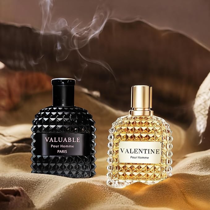 Hybrid & Company Men's 2 Pcs Perfume Captivating Scent Perfume with Long Lasting Fragrance