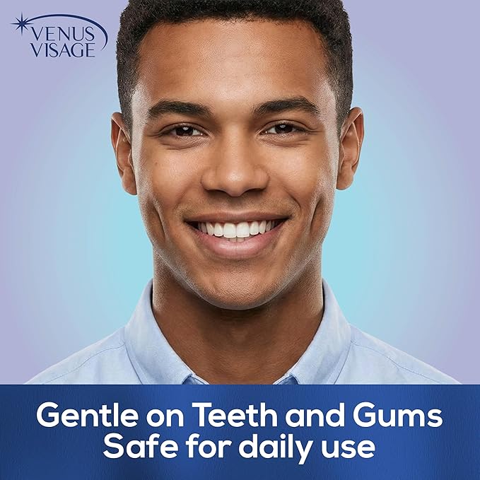 Venus Visage Award Winning Teeth Whitening Pen, 10+ Uses - Teeth whitening Gel Professionally formulated - Best Teeth whitening kit Teeth Whitener - Low Sensitivity - Mint - 0.07 Fl Oz (Pack of 1)