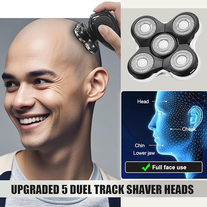 XR7000 Balder Pro Replacement Head Compatible with Remington Balder Pro Head Shaver Model XR7000/XR1500/XR1501 (2 Count)