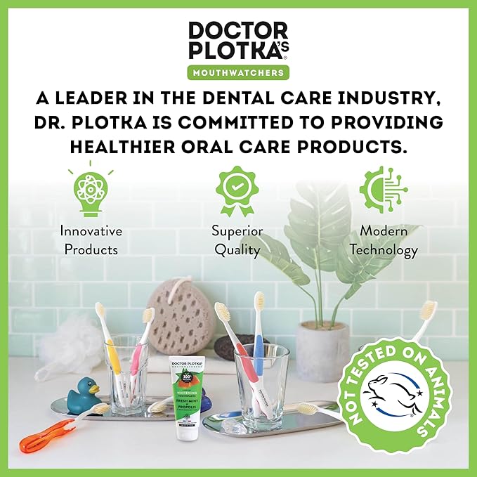 MOUTHWATCHERS Soft Flossing Toothbrushes for Adults, Value 6 Pack, Ultra Clean Manual Toothbrush Set for Sensitive Teeth & Gums, by Dr. Plotka, Assorted Colors