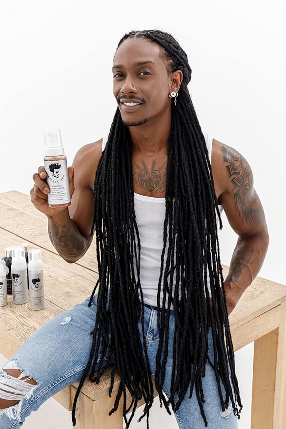 Avenue Man Volume Lift Mousse - 5.07 oz Hair Foam with Argan Oil, Silk Protein & Vitamin E for Strength, Thickness & Control - Hair Mousse for Men for All Hair Types - Alcohol & Paraben Free