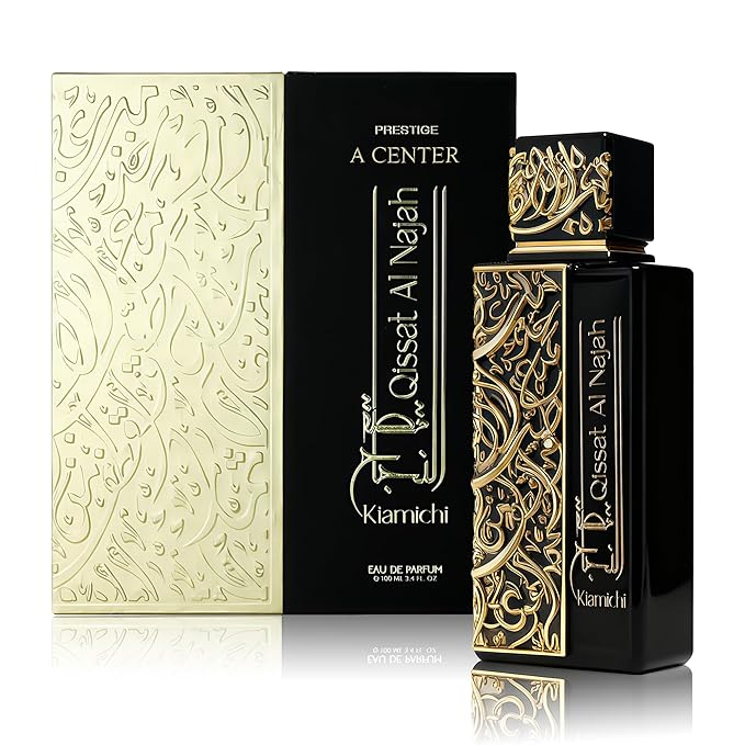 QISSAT AL NAJAH KIAMICH Cologne for Men | Premium Lavender & Oud Eau de Parfum | 100ml Long Lasting Perfume with Geranium & Frankincense | Fresh Woody Spiritual Scent