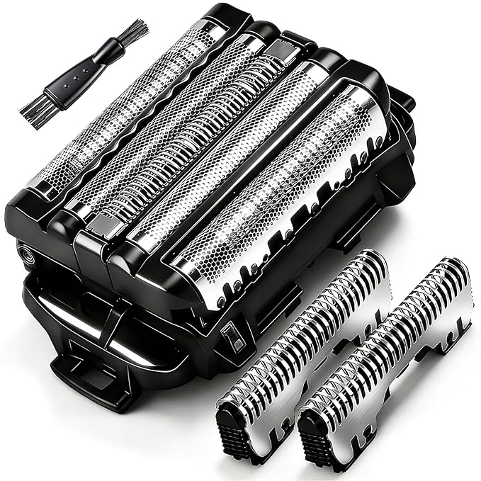Replacement Blades and Foil for Panasonic ARC5 5-Blade for WES9032P ES9032 ES9034 ES9036 ES9038 Shavers Fits Models ES-LV61, ES-LV65, ES-LV67, ES-LV95, ES-LV97