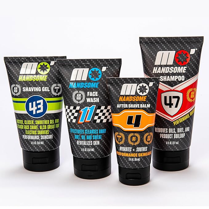 Mo' Handsome After Shave Balm for Men – Soothing & Hydrating Aloe Vera – Reduces Redness, Itching & Irritation – Repairs & Protects Skin