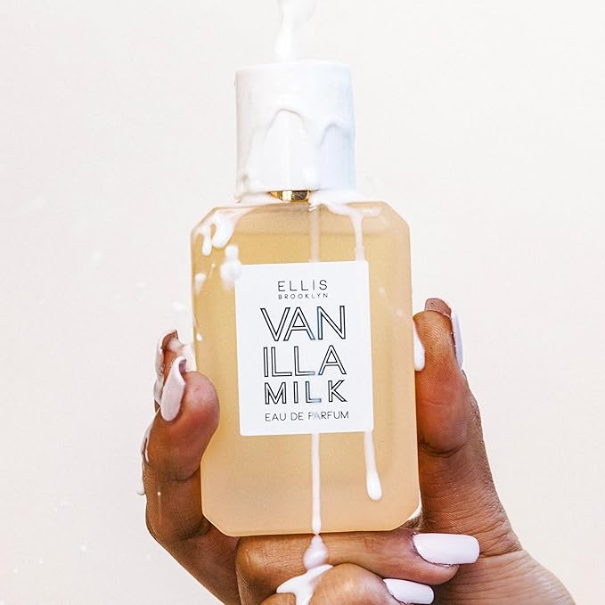 Ellis Brooklyn Vanilla Milk Eau de Parfum – Gourmand Creamy Milk, Bourbon Vanilla & Sandalwood, Perfume for Women – Vegan, Cruelty-Free Paraben-Free, Made in the USA, 10ml / 0.33oz