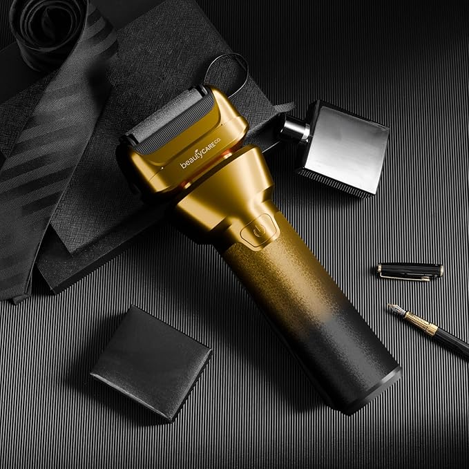 Electric Foil Shaver for Men,Electric Razor for Men with Fast Charging, Waterproof Cordless Rechargeable System, Professional Beard Trimmer & 3 Blade Replacement Head