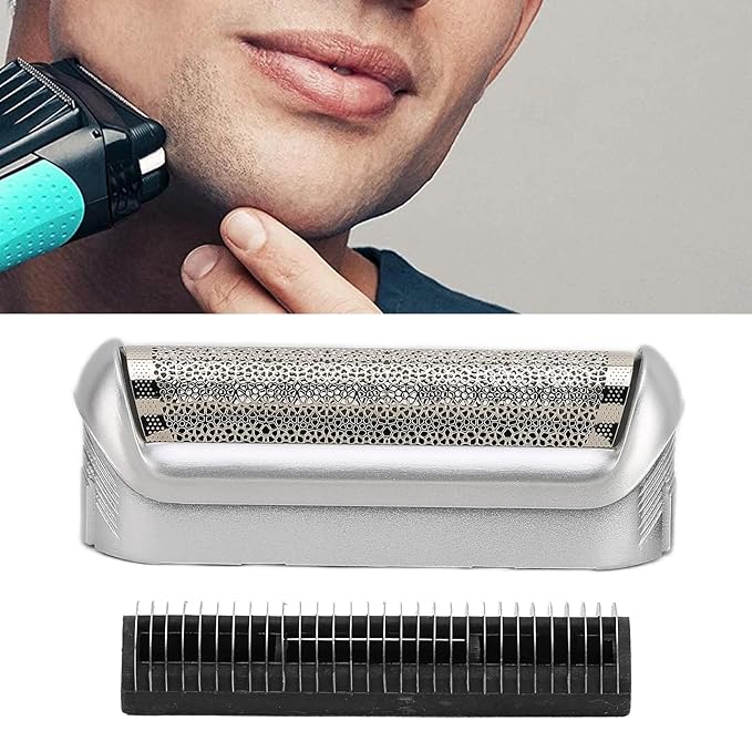 1Pc 5S Razor Replacement Foil and Cutter for Braun, Replacement Shaver Part Cutter Accessories for Braun M90 M60 P40 P50 P60 P70 P80 555 575 370, Men's Electric Shaver Replacement Heads 