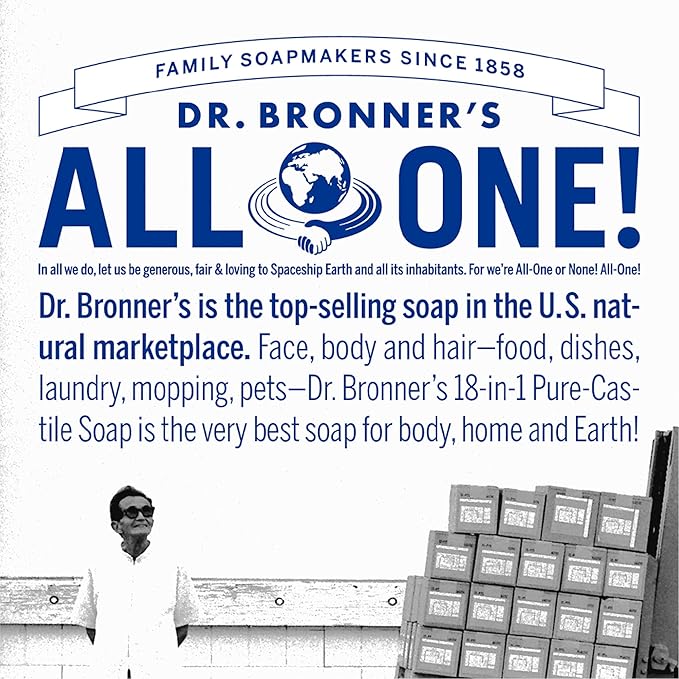 Dr. Bronner’s All-One Toothpaste– Peppermint & Spearmint, 5 oz, 2-Pack– Fluoride-Free Toothpaste for Adults, 70% Organic & Natural Ingredients, Vegan, Helps Freshen Breath, Reduce Plaque, Whiten Teeth