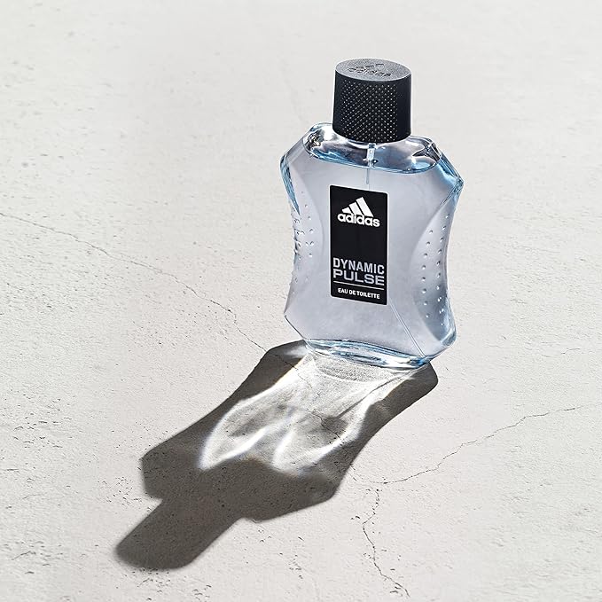 Adidas Dynamic Pulse Eau de Toilette 1.7 fl oz (Pack of 1), Notes of Mint, Apple, and Wood, Men's Fragrance, Long Lasting, Sporty Fragrance, Travel Size