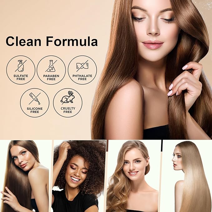 2 Packs Batana Oil & Rosemary Shampoo for Hair Growth, Hair Treatment for Thinning Hair, Anti Hair Loss Care, Strengthens Roots, Sulfate Free for Women & Men 10.15 fl oz