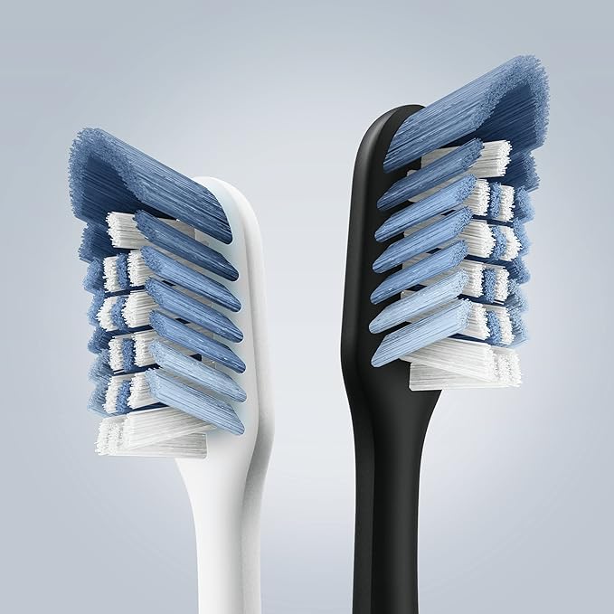 Oral-B Clic Toothbrush Replacement Heads,toothbrushes,Black Refill Brush Heads,(Pack of 4)
