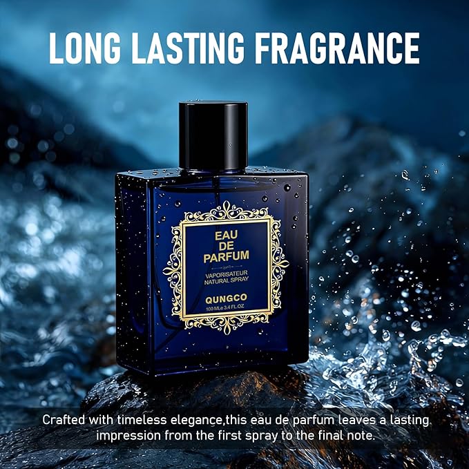 Perfume for Men Spray 100ML(3.4OZ)-Long Lasting Natural Refreshing Notes Pheromone Cologne for Men,Premium Mens Cologne Perfume,Oriental Woody Fragrances,A Gift for Any Ideal for Special Occasions