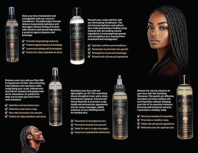 LOCD 4 LYFE Extra Strength Stimulating Conditioner 8oz – Invigorating Peppermint & Tea Tree Oil for Nourishing Scalp Relief | Refreshes, Revives & Soothes | Tingling Sensation for Healthy Hair