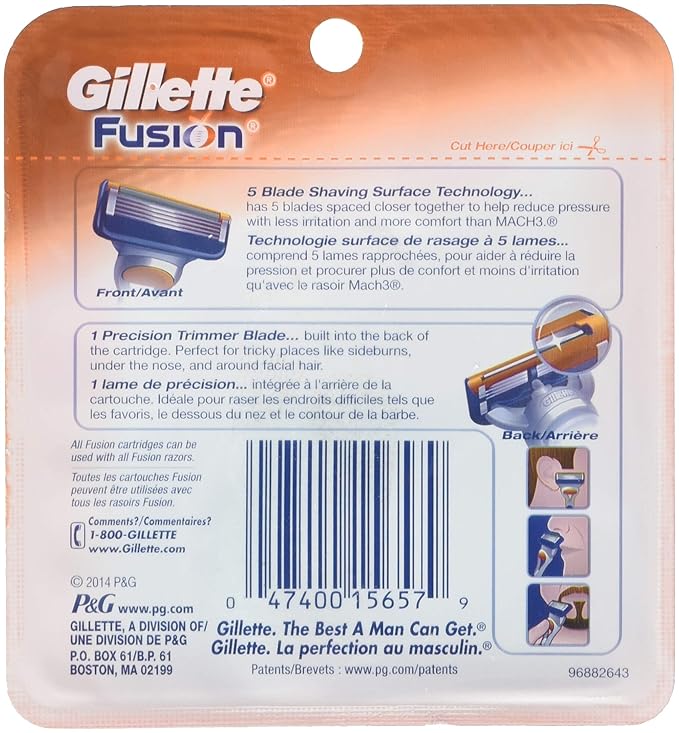 Gillette Fusion - 4 Count